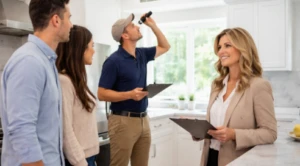 Home Inspection San Antonio by A.I.M. Real Estate Inspections TREC 5171 evaluating residential property interior condition.